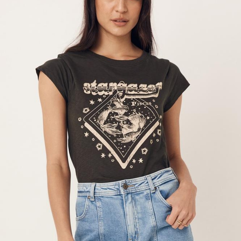 BNWT Spell Pisces Stargazer Tee Medium